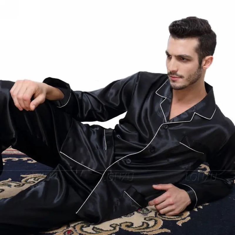 Stylish Satin Sleepwear - Smooth Luxury Pajamas