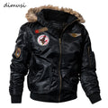 Dapper Bomber Jacket with Faux Fur - Hooded Winter Jacket