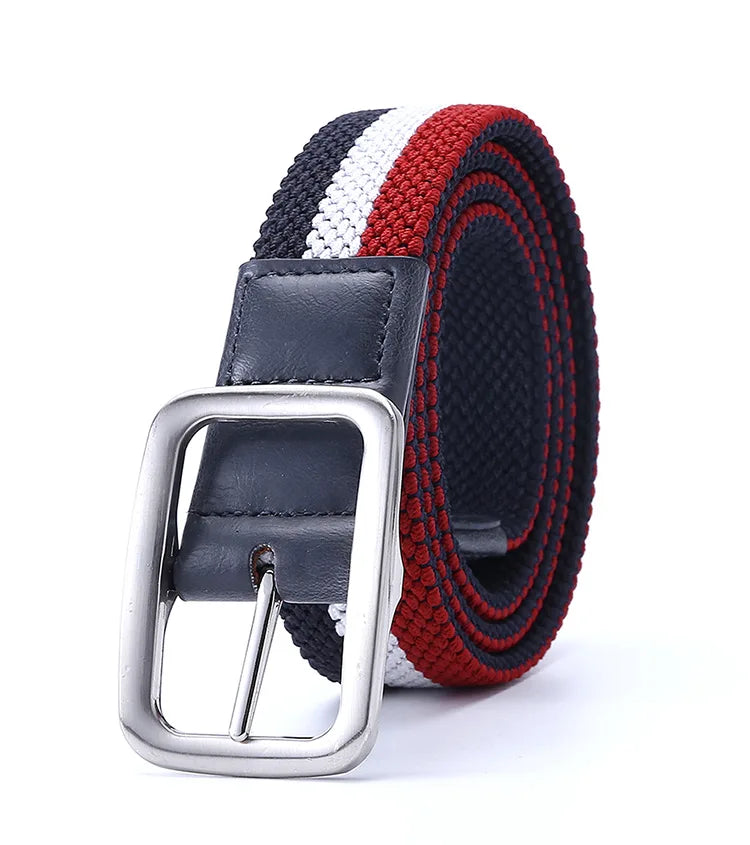 Canvas Reversible Belt Without Holes - Adjustable Comfort Belt