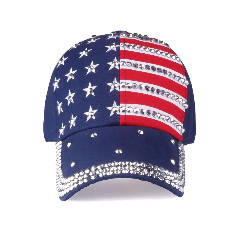 American Flag Baseball Cap - Patriotic Classic Hat