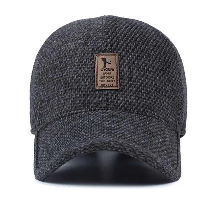 Premium Warm Thickened Baseball Cap - Soft Adjustable Comfort