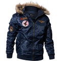 Dapper Bomber Jacket with Faux Fur - Hooded Winter Jacket