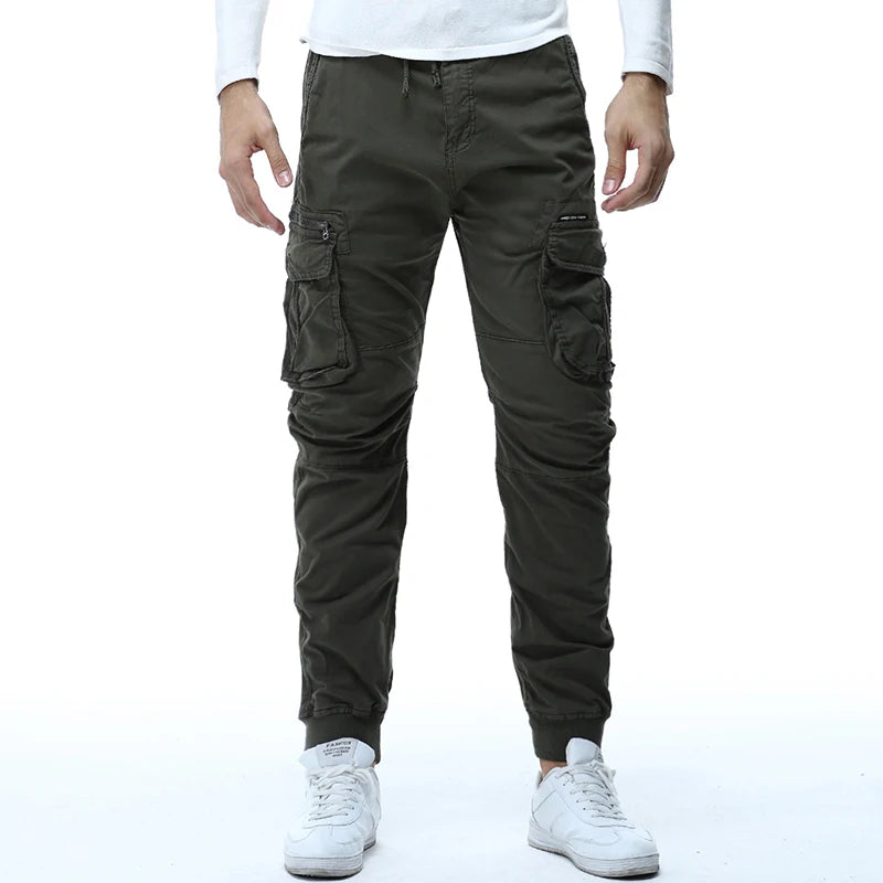 Cool Cotton Sweatpants - Safari Style Cargo Pants