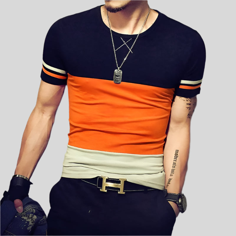 Casual Patchwork T-Shirt - Premium Everyday Streetwear