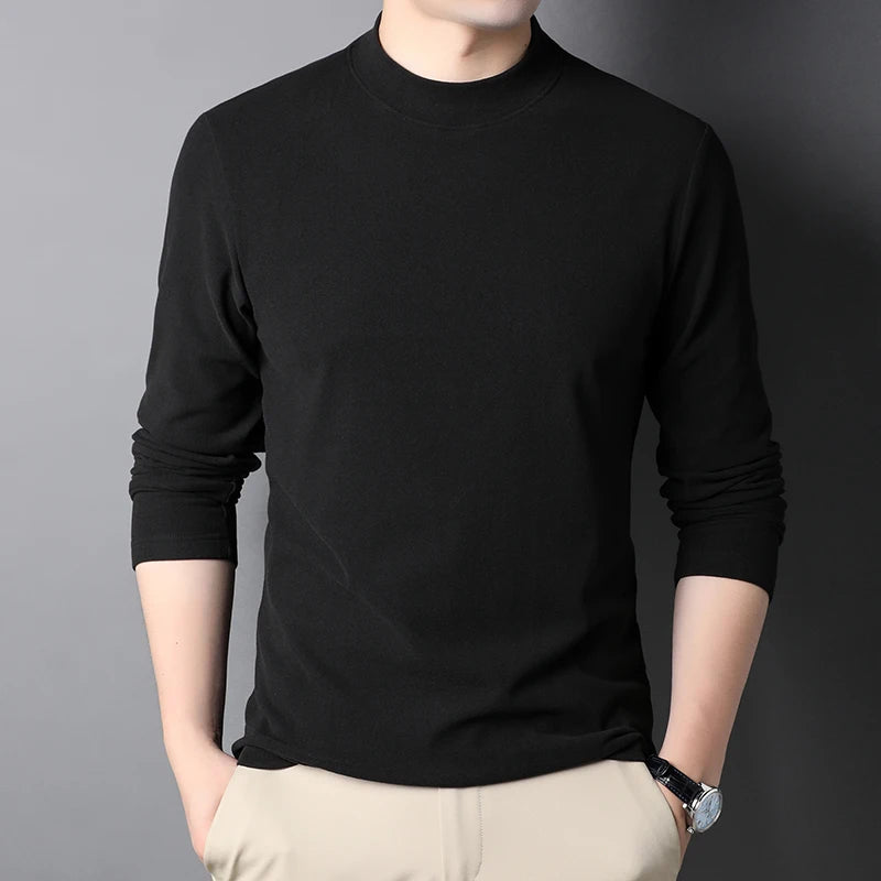 Long Sleeve Patchwork T-Shirt - Modern Streetwear Comfort