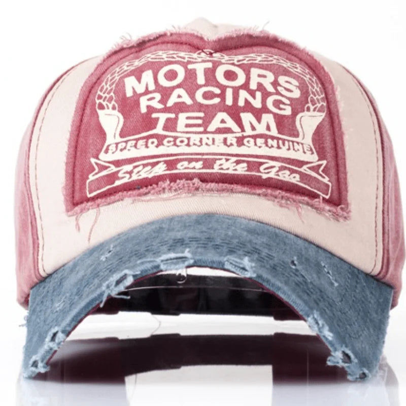 Premium Motors Racing Team Baseball Cap - Summer Outdoor Style