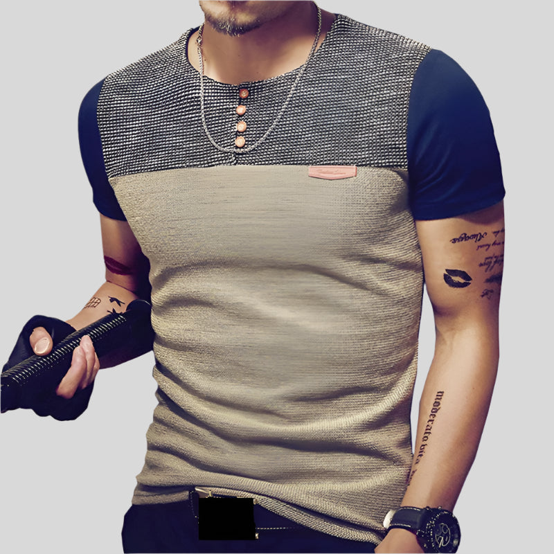 Casual Patchwork T-Shirt - Premium Everyday Streetwear