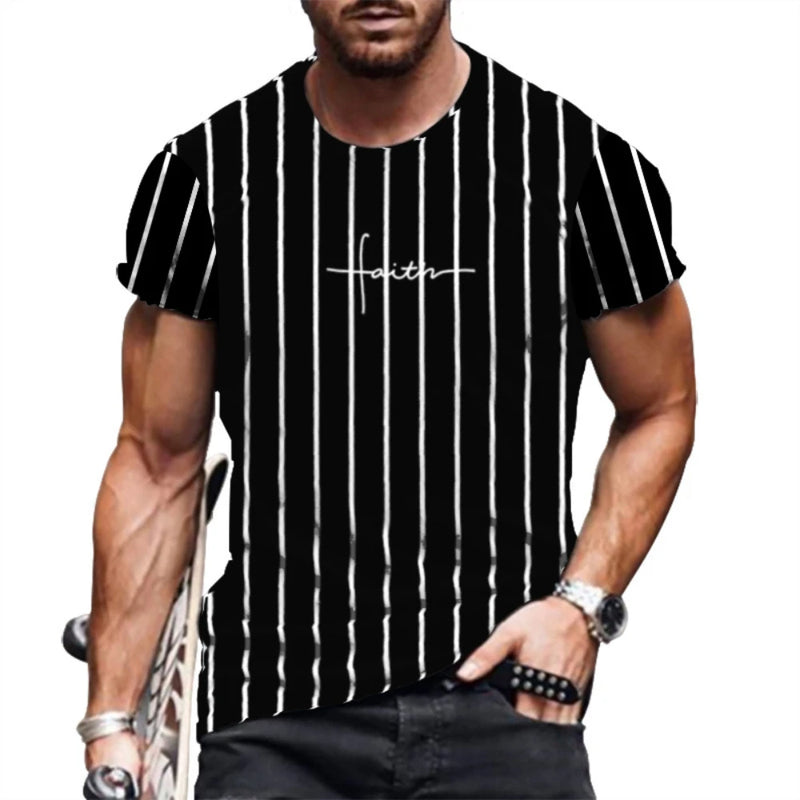 Casual Striped T-Shirt - Timeless Everyday Street Style