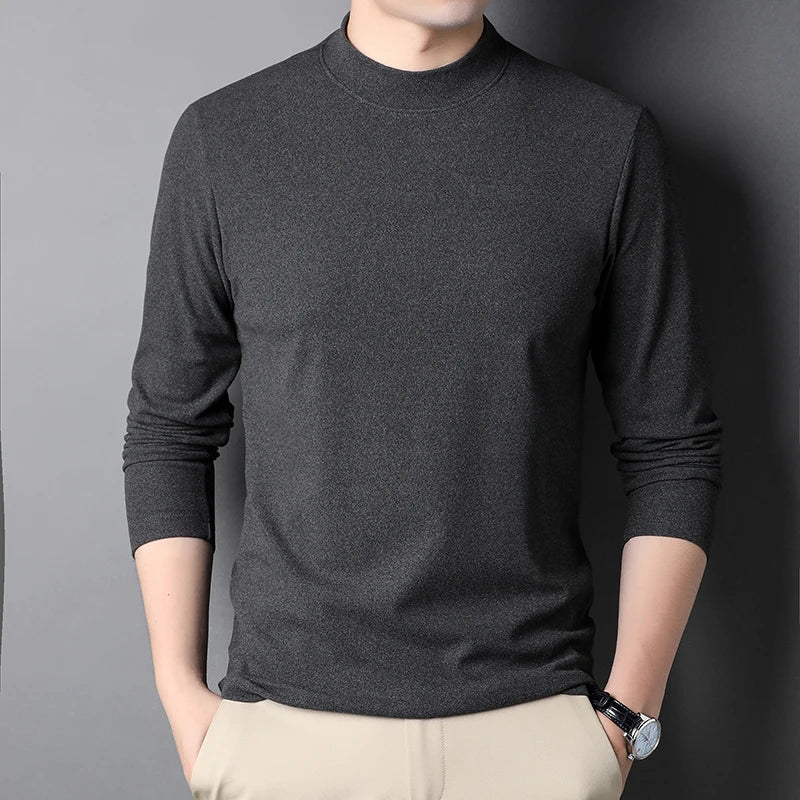 Long Sleeve Patchwork T-Shirt - Modern Streetwear Comfort