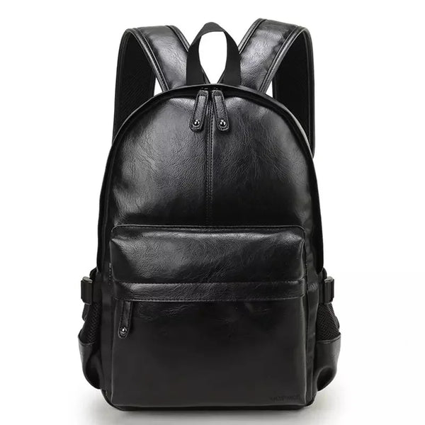 Casual Leather Backpack - Premium Urban Daypack