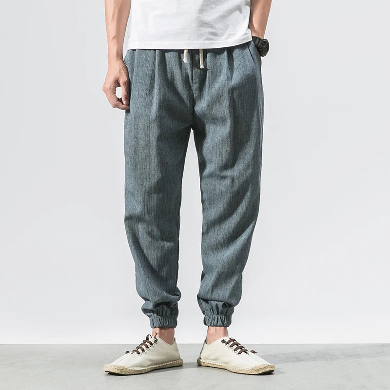 Harem Jogger Pants - Relaxed Tapered Streetwear Pants