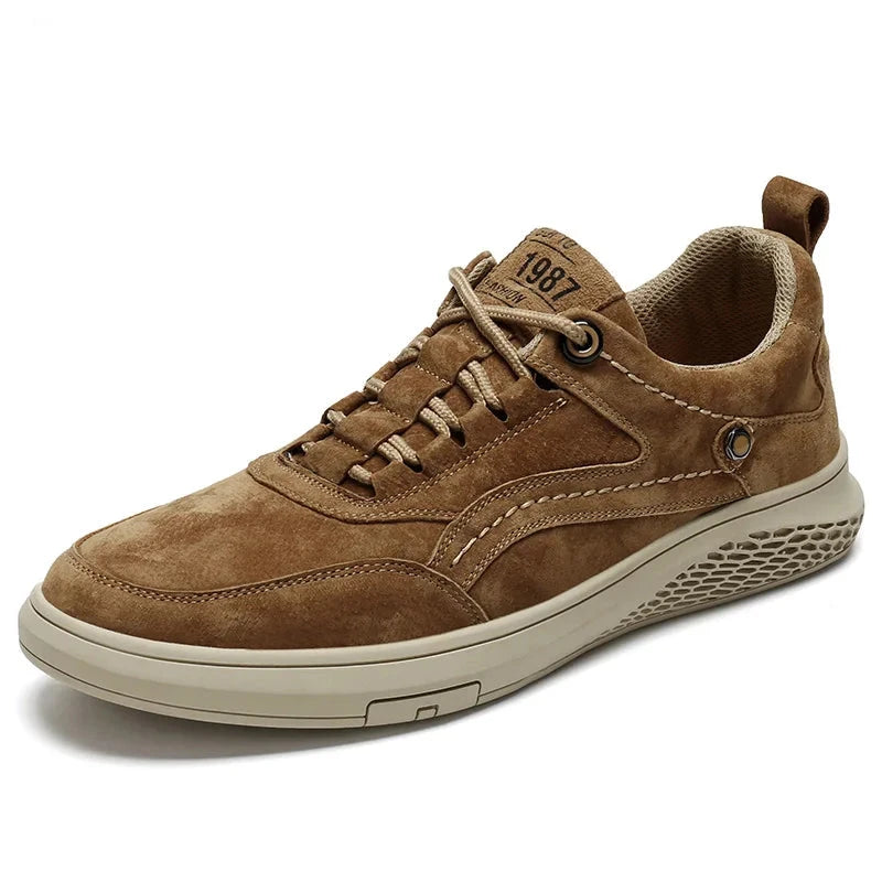 Breathable Leather Outdoor Shoes - Ventilated Adventure Footwear