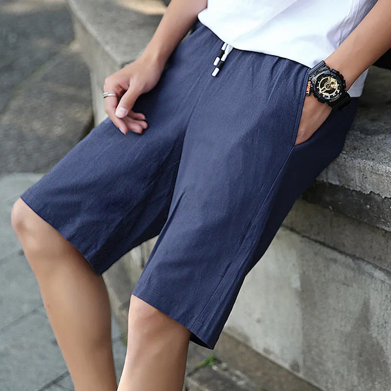 Summer Beach Shorts - Versatile Linen Casual Shorts