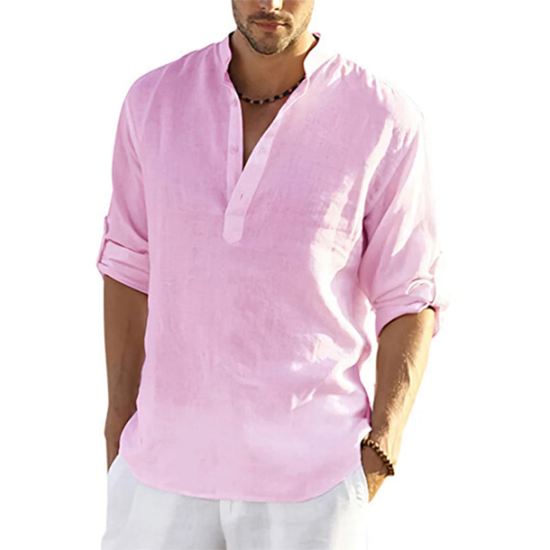 Casual Cotton Shirt - Lightweight Everyday Button-Up